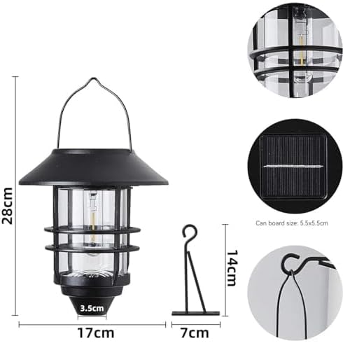Clearhill 2-Pack Aluminium Solar Wall Lantern – Flickering Flame Outdoor Lights