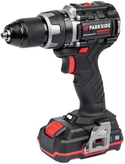 Parkside 20V Brushless Cordless Drill with LED Light
