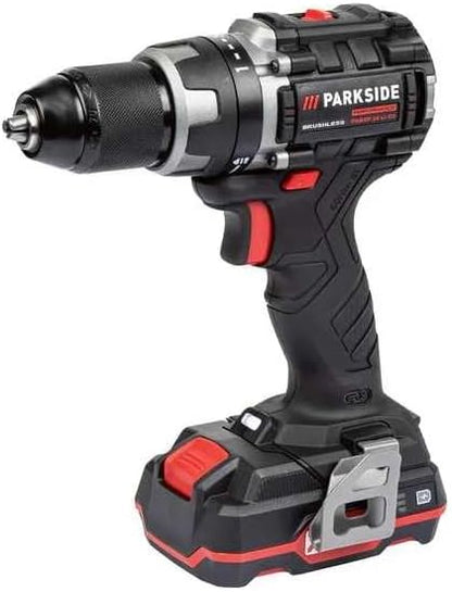 Parkside 20V Brushless Cordless Drill with LED Light