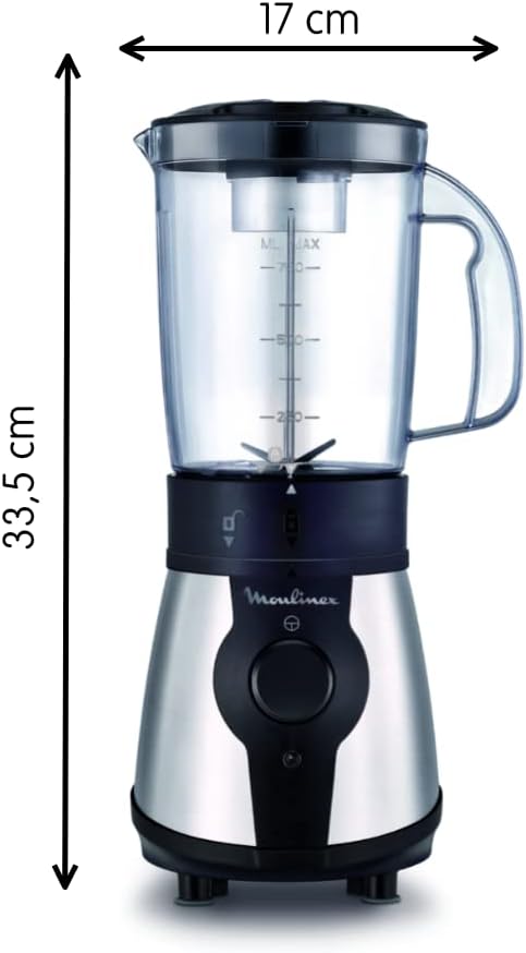 Moulinex Blend&Go LM1B1D Portable Blender Black / Silver 0.75L 300W