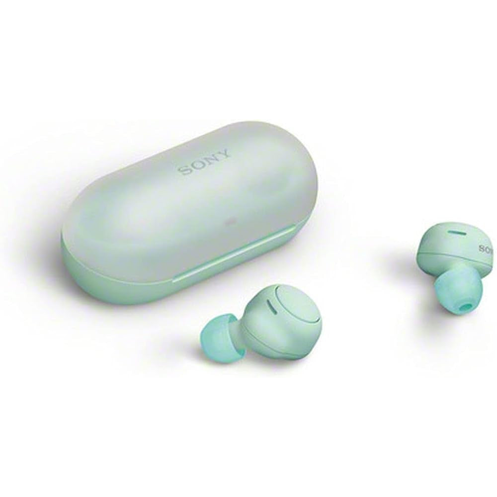 Sony WF-C500 Ice Green Wireless Earbuds – Lightweight, IPX4, 20‑Hour Battery