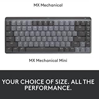 Logitech MX Mechanical Mini Wireless Illuminated Clicky Keyboard