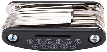 16-in-1 Compact Bicycle Repair Tool Kit - Multifunctional Mechanic Fix Set