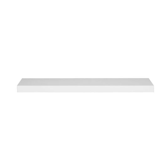 White MDF Cube Wall Shelf for Books and DVDs