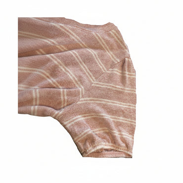 arizona jean co withered rose  Striped Knit Short Sleeve dress small