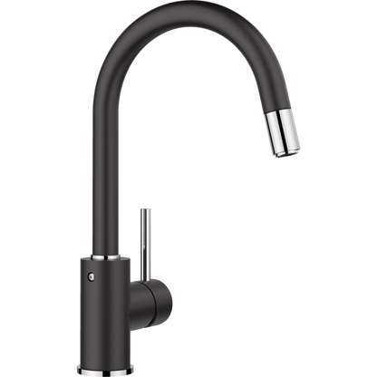 BLANCO MIDA-S High Pressure Silgranit-Look Kitchen Faucet, Pull-Down Spray