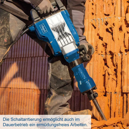 Scheppach AB1900 Demolition Hammer 60J Impact 1900W, Chisel, Case Included - Gomix Brands Outlet