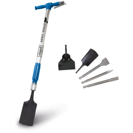 Scheppach Aero²Spade 5-in-1 Pneumatic Digging Spade with Anti-Vibration Handle