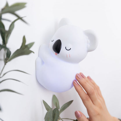 White Koala Bear Colour Changing Night Light with Timer