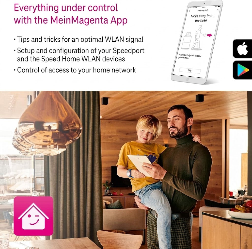 Telekom Speed Home WLAN Wi-Fi Repeater