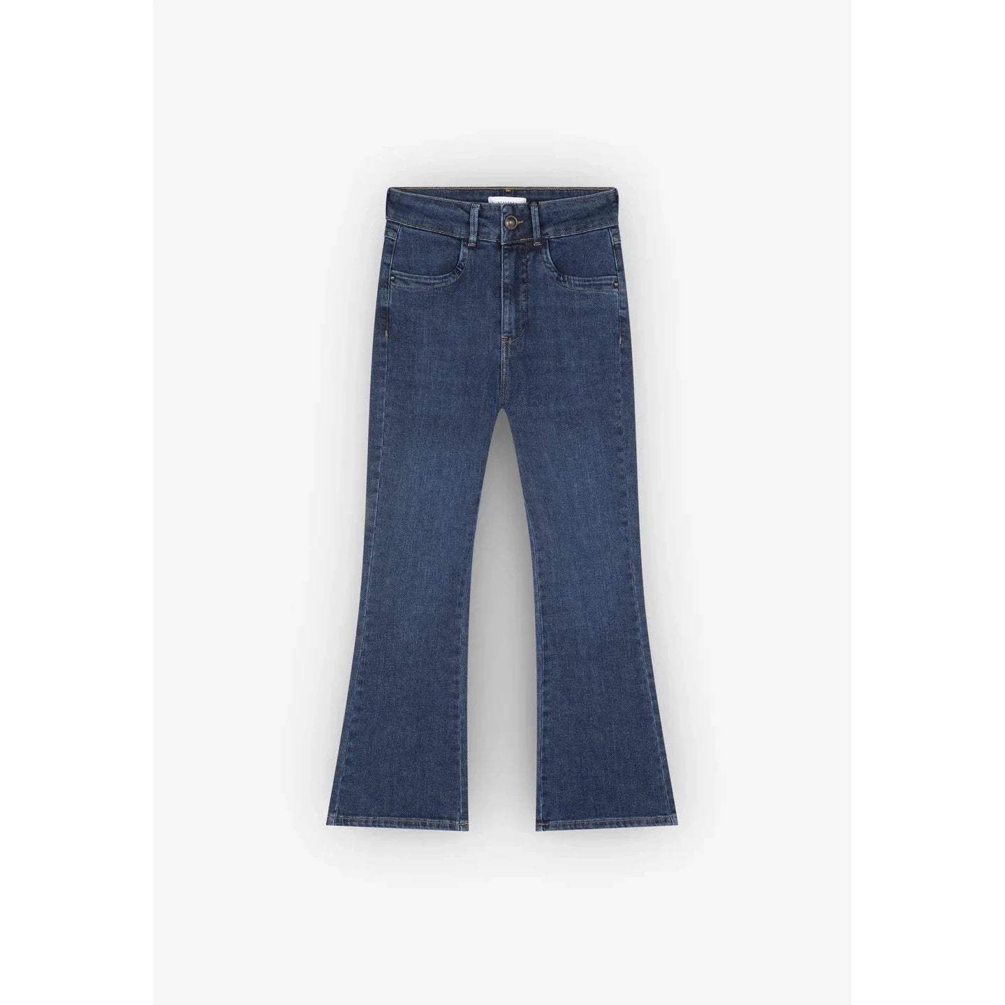 Scalpers Indigo Jeans – Ankle Flare Denim