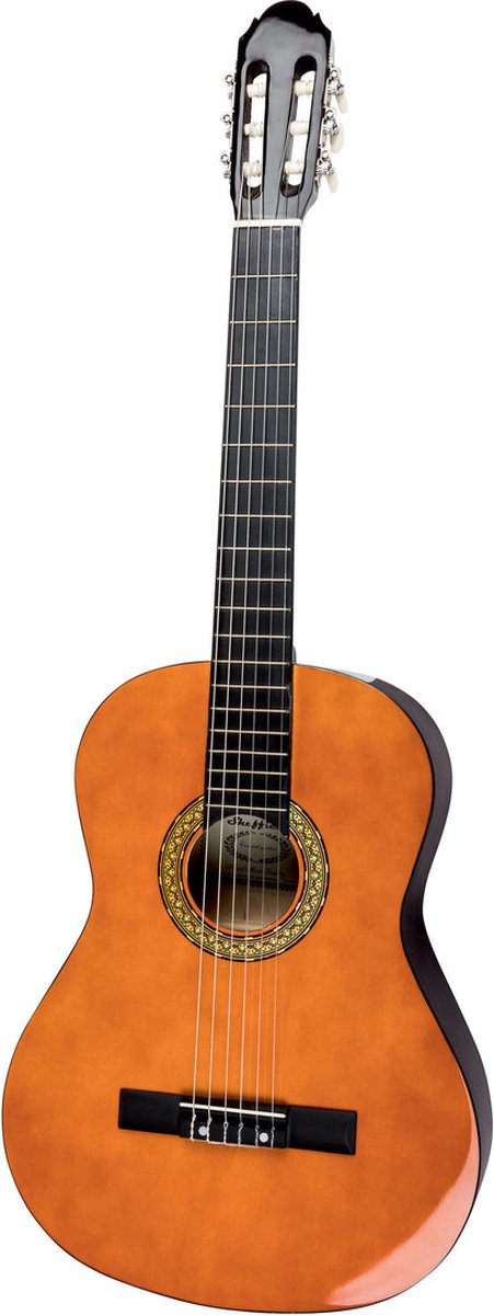 Honey Acoustic Guitar for Beginners - Linden Wood Body, Nylon Strings, Easy Play