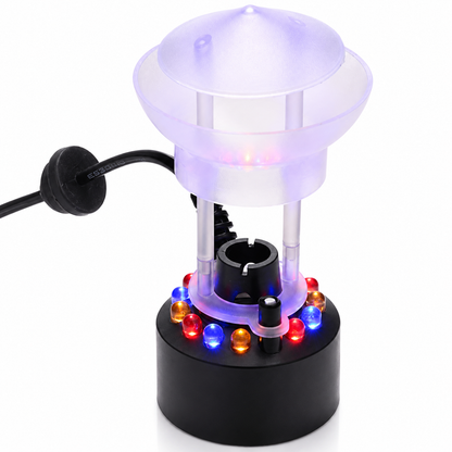 Cxeer Ultrasonic Mist Maker Fogger with 12 LED Lights