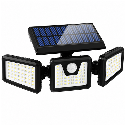 Led Solar PIR Motion Sensor Light 118 LED Solar Security Lights Outdoor Floodlight