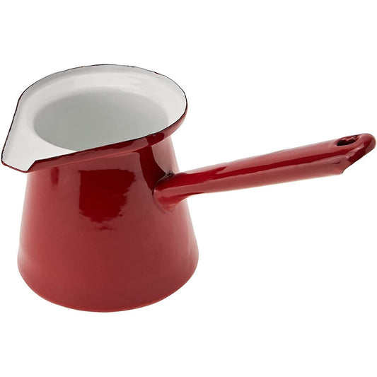 IBILI Red Enamel Turkish Stovetop Coffee Pot 0.5L