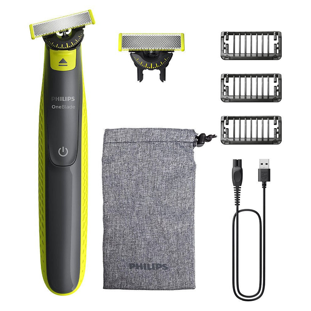 Philips OneBlade 360 Cordless Waterproof Hybrid Electric Trimmer for Beard & Stubble