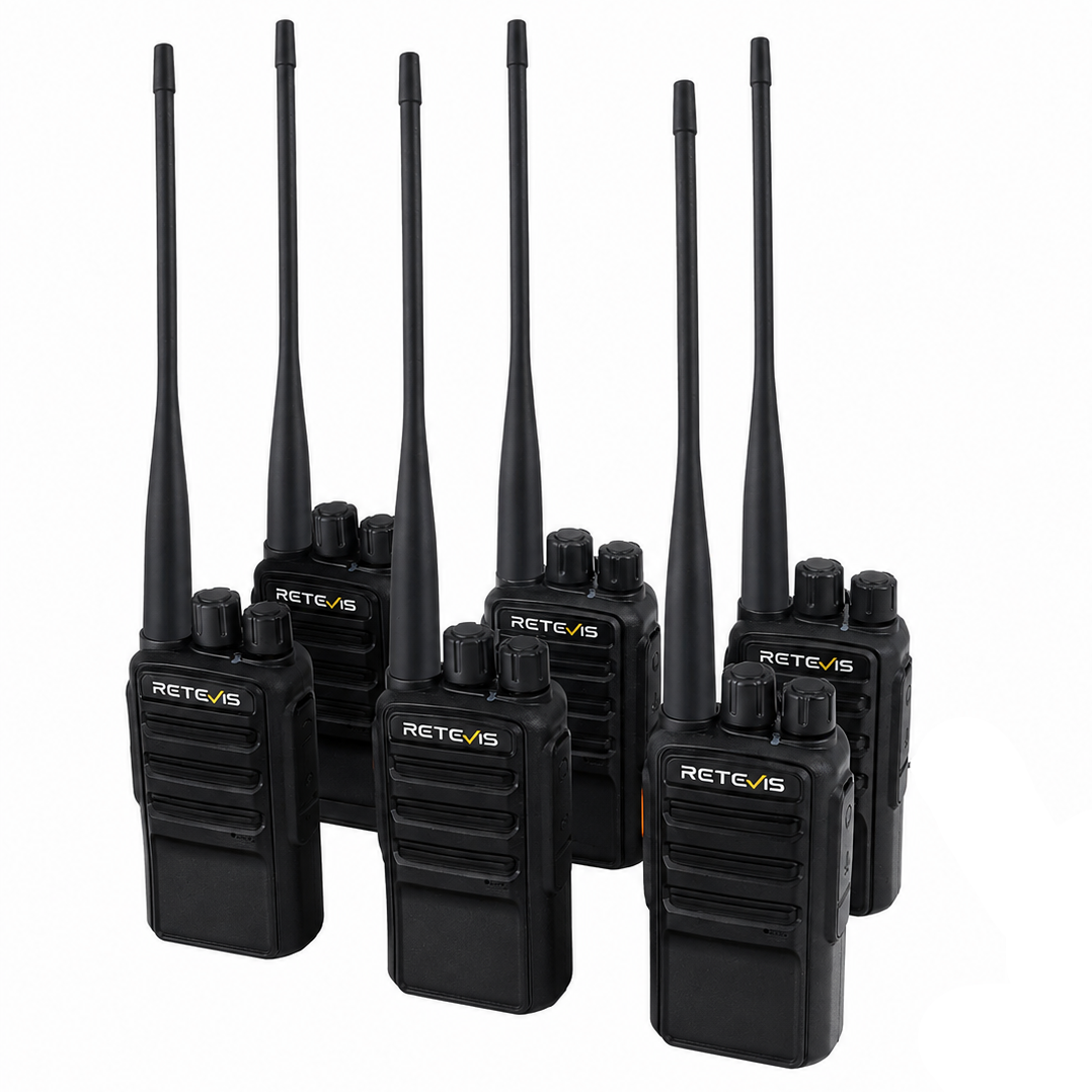 Retevis RB669 Freenet Rechargeable Dual Band Radio - 6 Pack