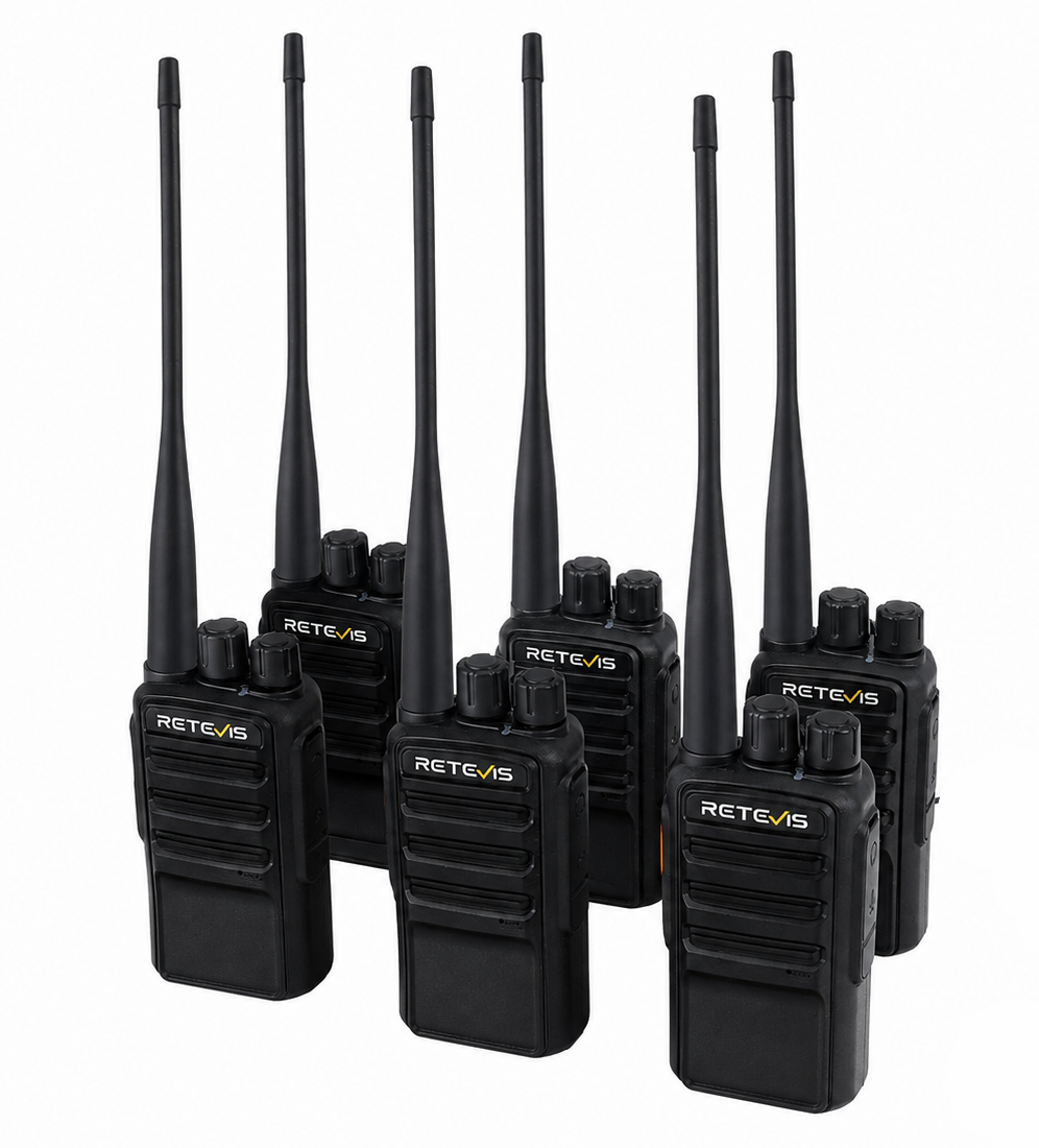 Retevis RB669 Freenet Rechargeable Dual Band Radio - 6 Pack