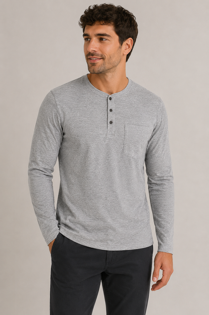 Livergy Men's Long Sleeve T-Shirt
