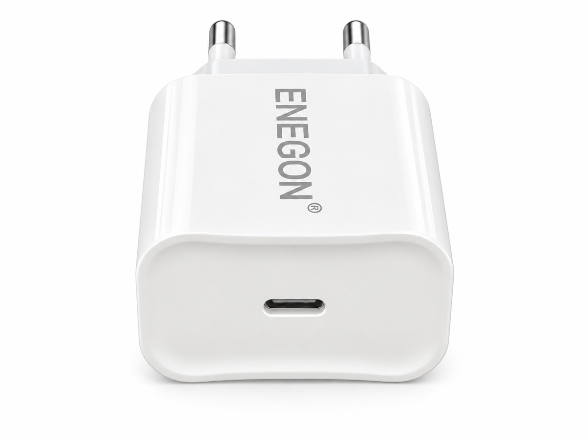 ENEGON 20W Type C Fast Charging Power Adapter – EU Plug