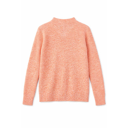 Lands' End Women's Petite Drifter Shaker Wedge Quarter Zip Sweater - Gomix Brands Outlet