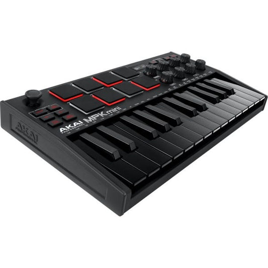 Akai MPK Mini Mk3 Black SE Portable MIDI Keyboard Controller for Producers