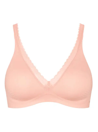Sloggi Body Adapt Twist T-Shirt Bra: Seamless Comfort, Adaptive Fit, Powder Orange