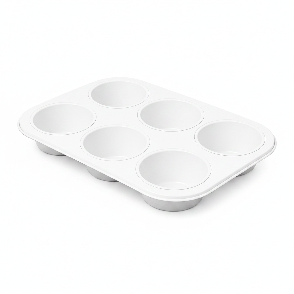 Zenker 6 Cup Muffin Pan Baking Tray Steel Non-Stick