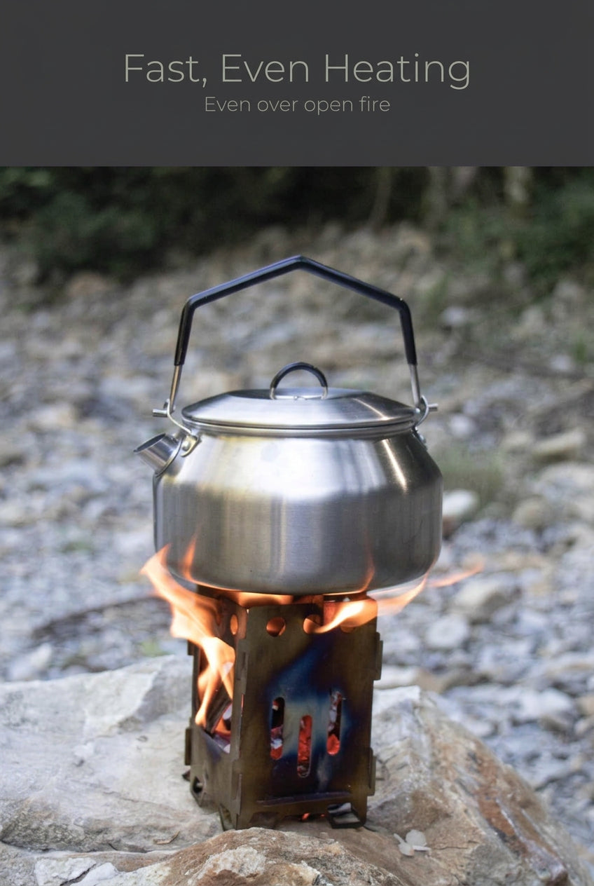 Geysir Stainless Steel Whistling Kettle 1L
