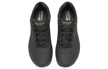 Skechers Women's Uno Black Classic Air-Cooled Memory Foam Sneakers