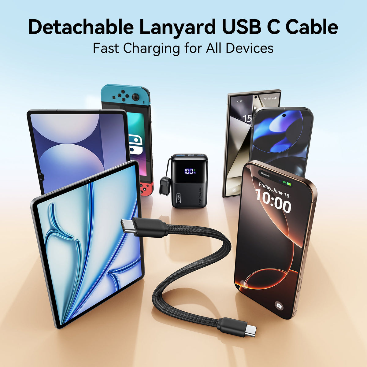 INIU Carry P50 10000mAh 45W Portable Power Bank