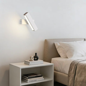 W705-1B Rotatable LED Bedside Wall Light White