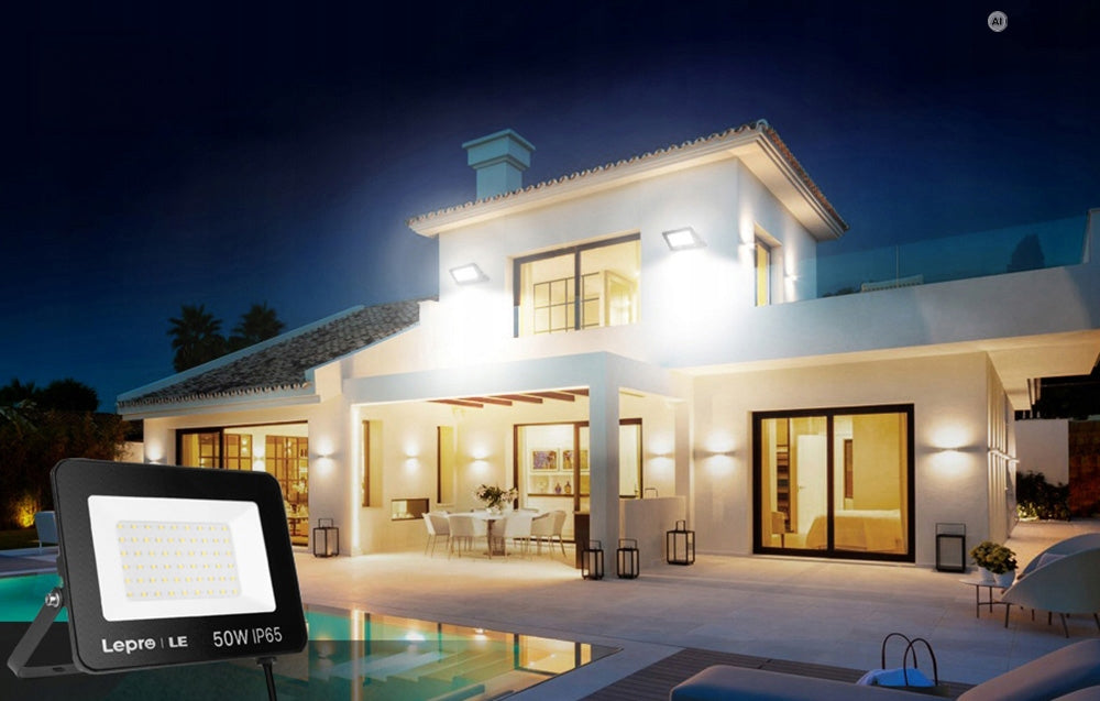 LEPRO 340003-DW-EU 50W LED Floodlight 5000lm