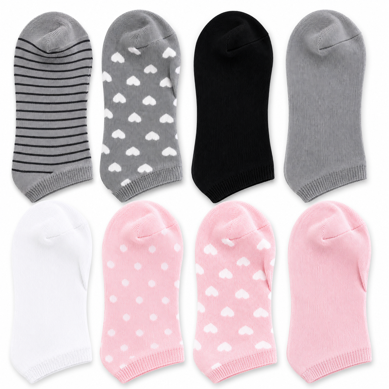 Pepperts! Organic Cotton Sneaker Socks – 10 Pack