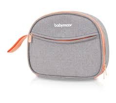 Babymoov Gray Peach Baby Care Bag with 9 Essentials