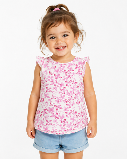 Lupilu Girls’ Floral Sleeveless Top