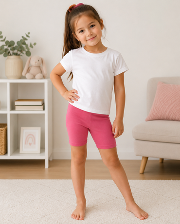 Pepperts!® Girls Cyclist Shorts 95% Cotton