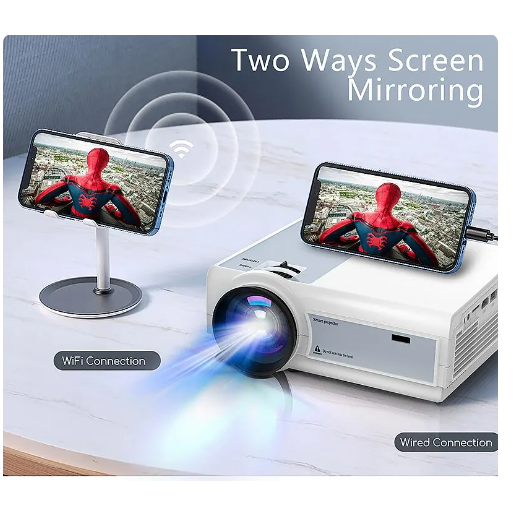 Staratlas L36P Mini LED Projector – 4K Wi‑Fi, 1080p, Portable