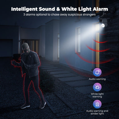 Wireless 2K Light Bulb Security Camera LC-323