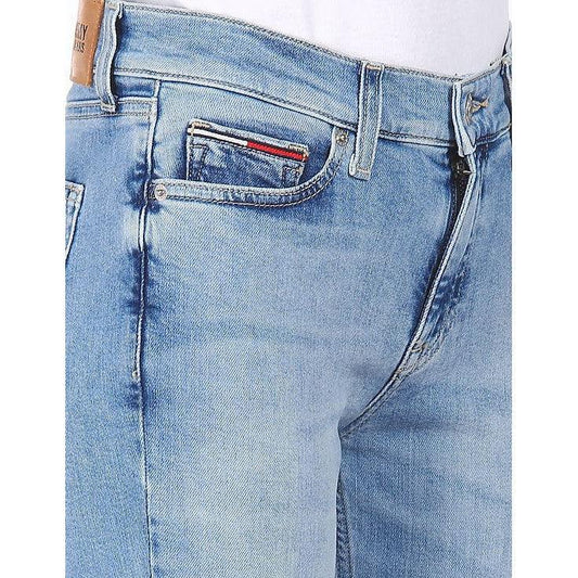 Tommy Hilfiger men's Light Blue Mid-Rise Skinny Ankle-Length Stretch Jeans - Gomix Brands Outlet