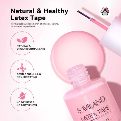 Saviland Peel-Off Liquid Latex Nail Polish Barrier 20ml