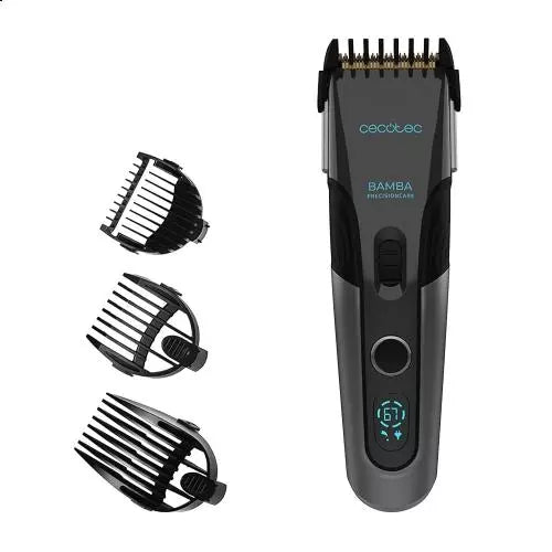 Cecotec Bamba PrecisionCare Titan Cordless Hair Clipper, Wet/Dry, 3 Guide Combs