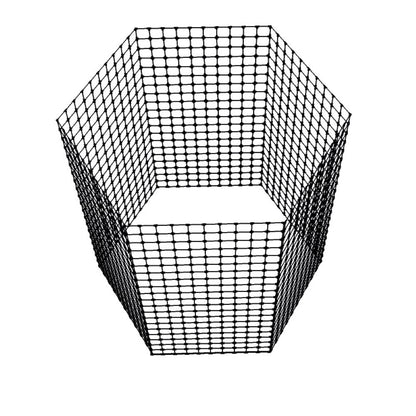 Heavy-Duty 500L Wire Mesh Garden Compost Bin Green Foldable