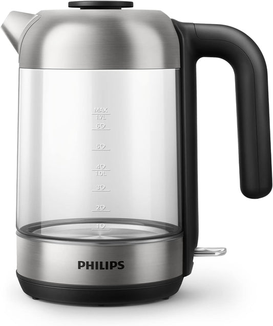 Philips 1.7L Glass Electric Kettle with LED Indicator