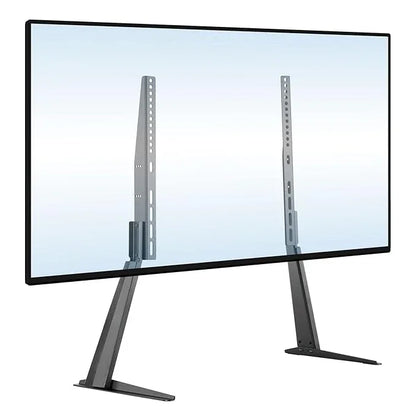 LUMI Minimalist Tabletop TV Stand LDT03-21L Black, 50kg Capacity - Gomix Brands Outlet