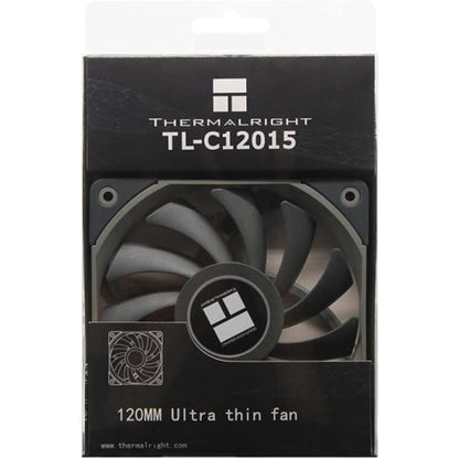Thermalright TL-C12015 12cm Square Fan, 15mm Thin, 52CFM, 24dBA Black