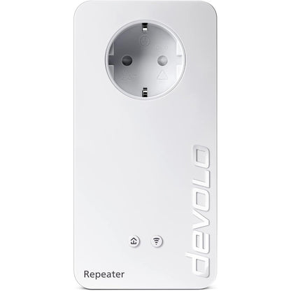 Devolo Dual-Band WiFi Repeater+ with Power Socket, 1200Mbps