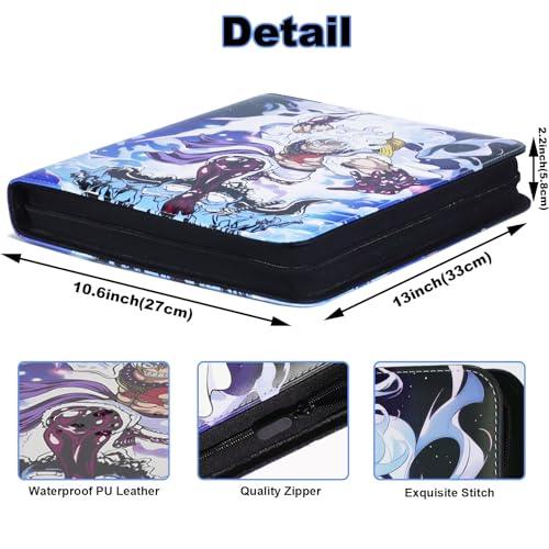 Karlypro Premium 900-Pocket 3-Ring Trading Card Album for One Piece Anime TCG - Gomix Brands Outlet