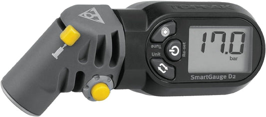 Topeak Smart D2 Digital Tire Pressure Gauge for Accurate Bike Readings