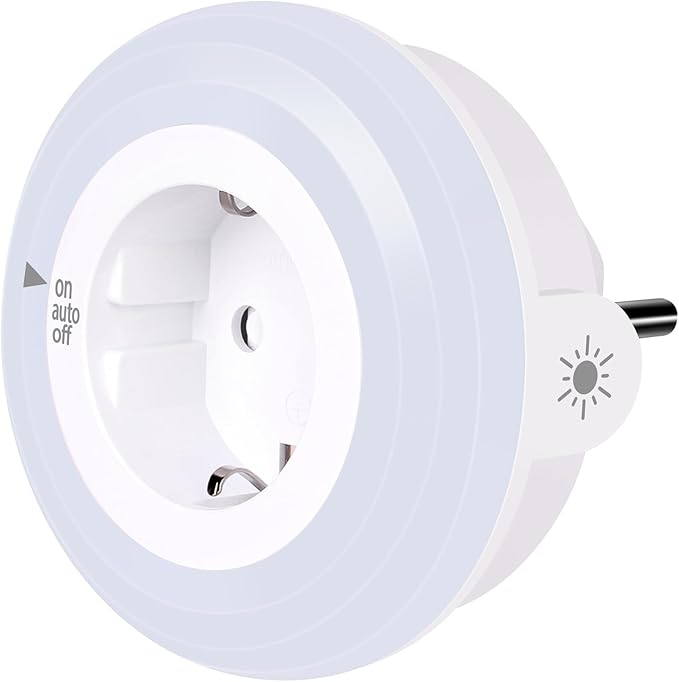 Emotionlite Night Light Socket with Twilight Sensor 4 Brightness Adjustable